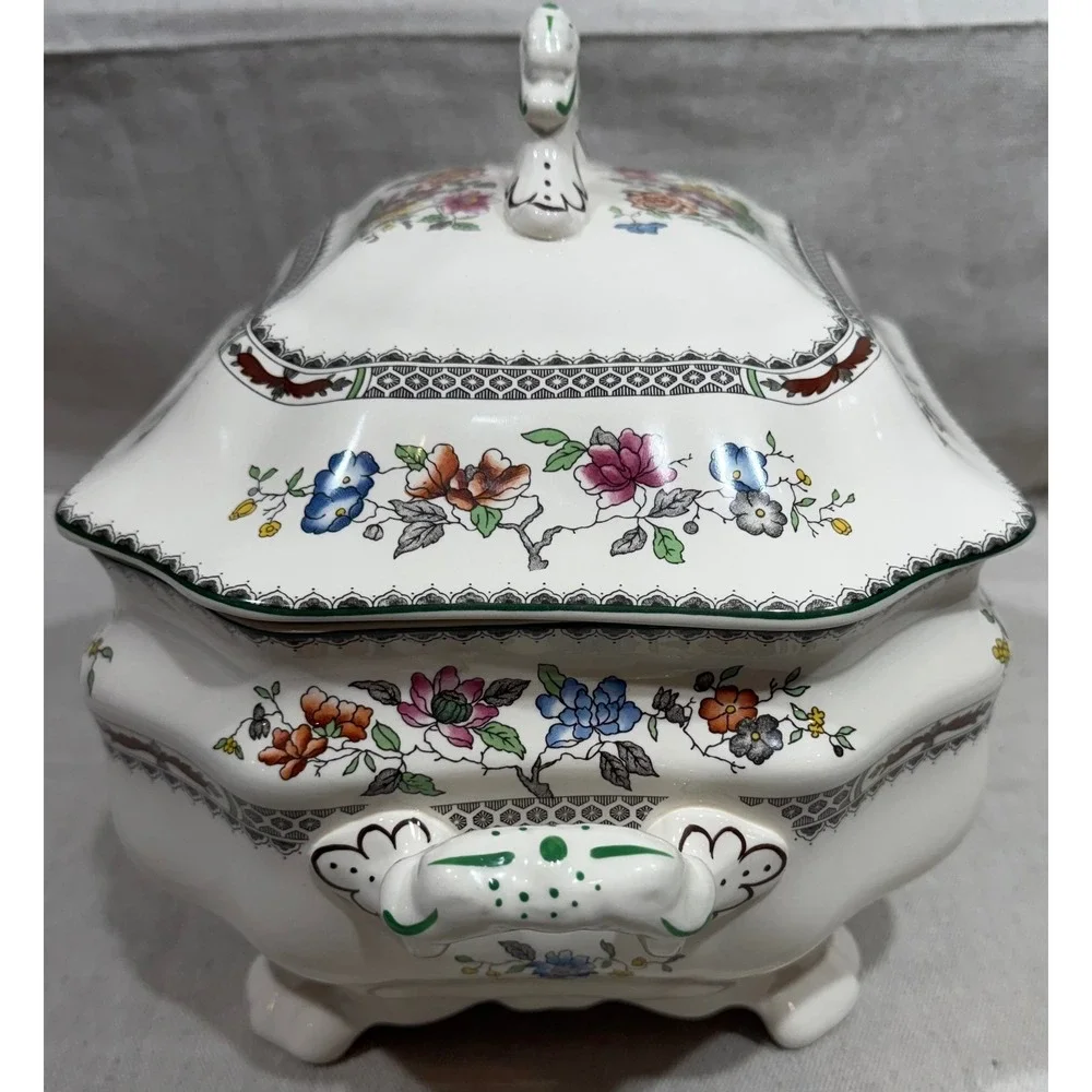 Spode Chinese Rose Soup Tureen with Lid 2/9253-AO Staffordshire England 1815